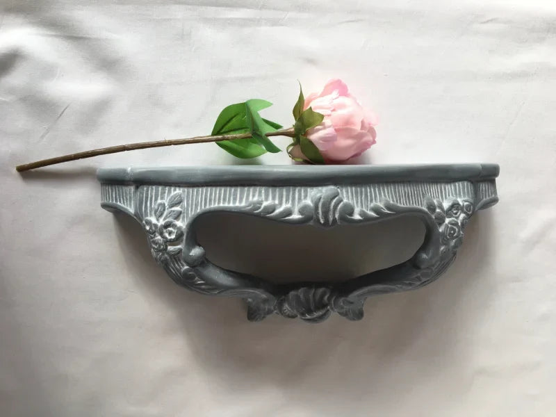 Console baroque murale patinée