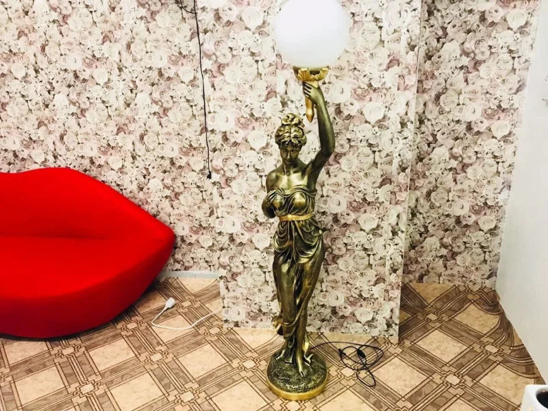 Lampadaire Baroque Femme 175cm
