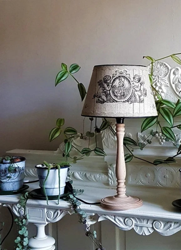 Petite lampe romantique ’campagne chic’