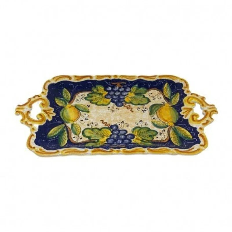 Plateau baroque 44 x 25 cm Bacchus