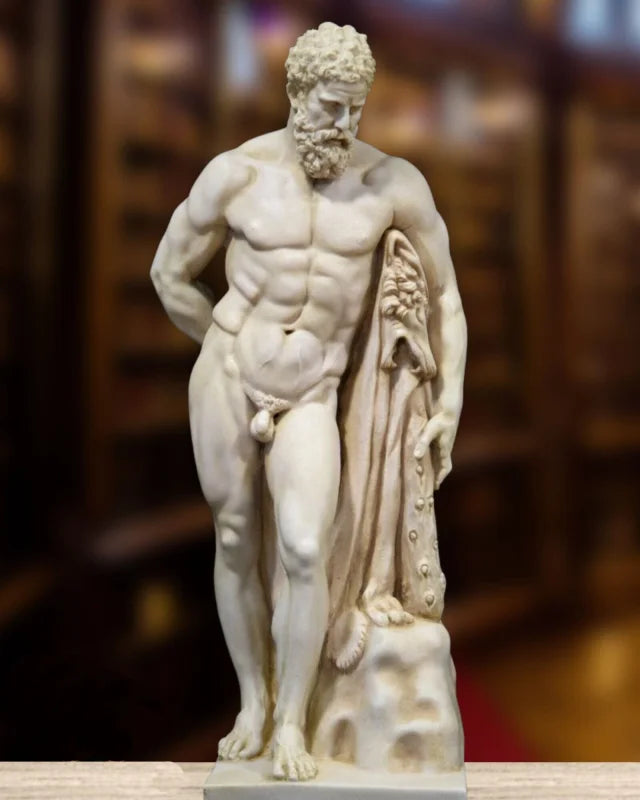 Sculpture d’Hercule Farnèse - Marbre mouluré