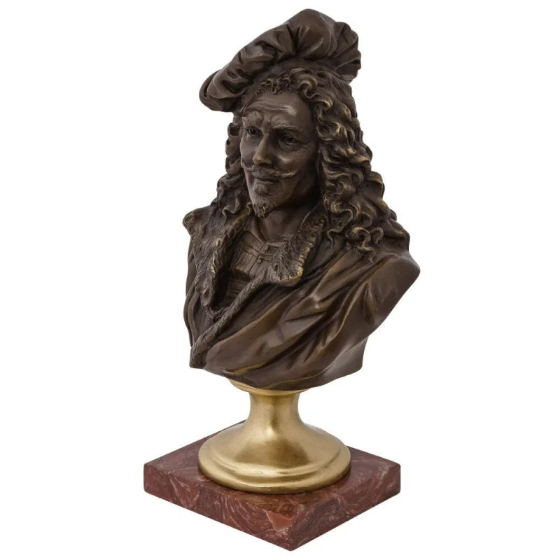 Statue Figure en bronze Rembrandt