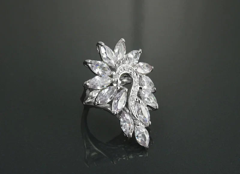 bague-baroque-fleur-argent-925-zircon-pour-femme