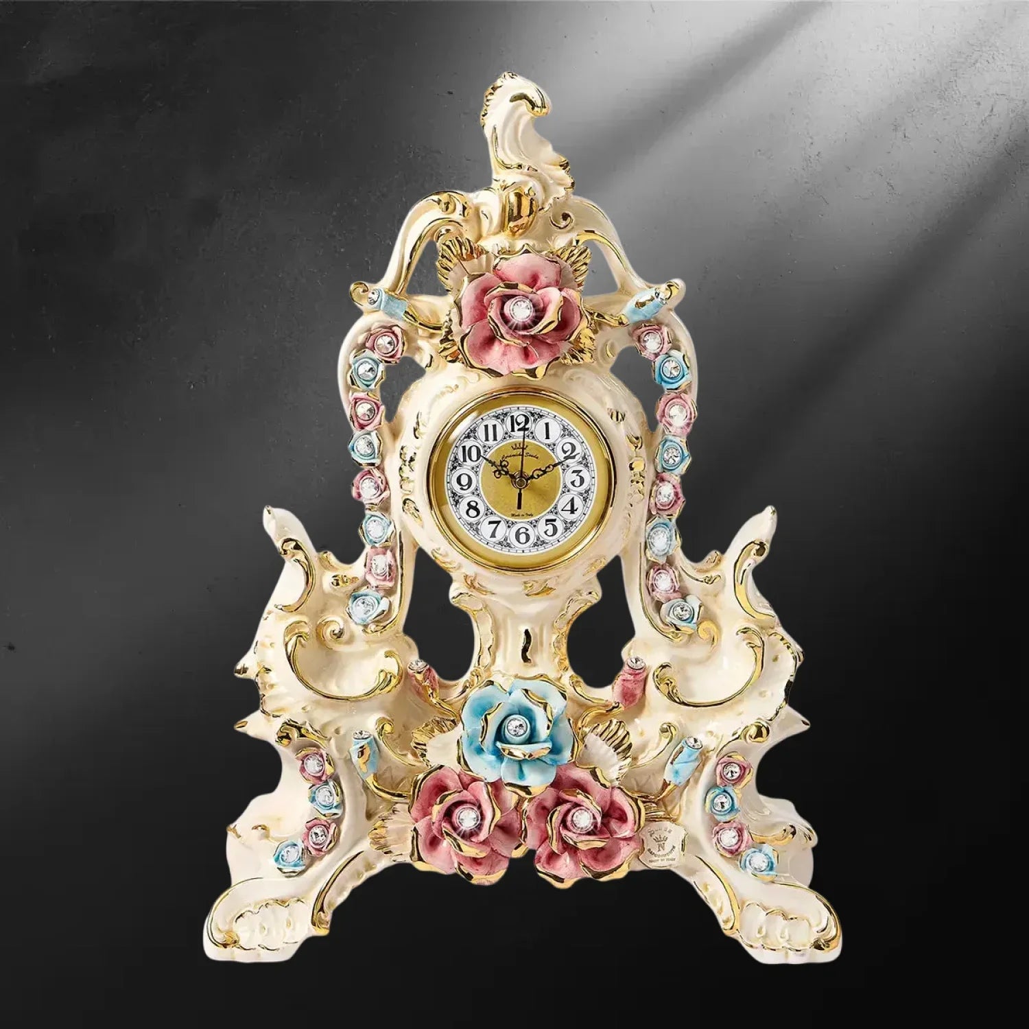 Décoration baroque de luxe en céramique de Capodimonte