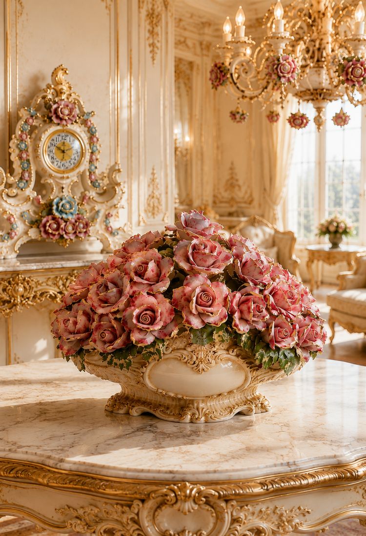 Ceramiques-porcelaine-Capodimonte-authentiques-et-poinconnees-fait-main-en-Italie
