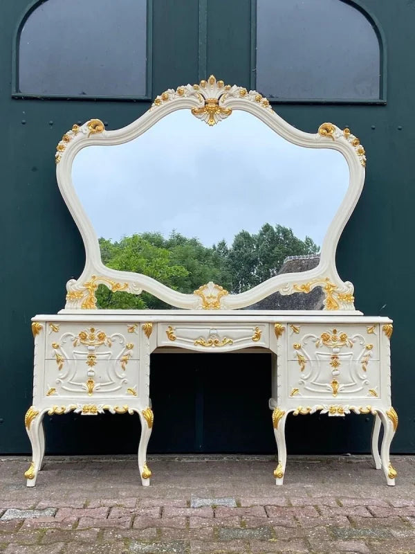 Coiffeuse baroque de style Louis XVI