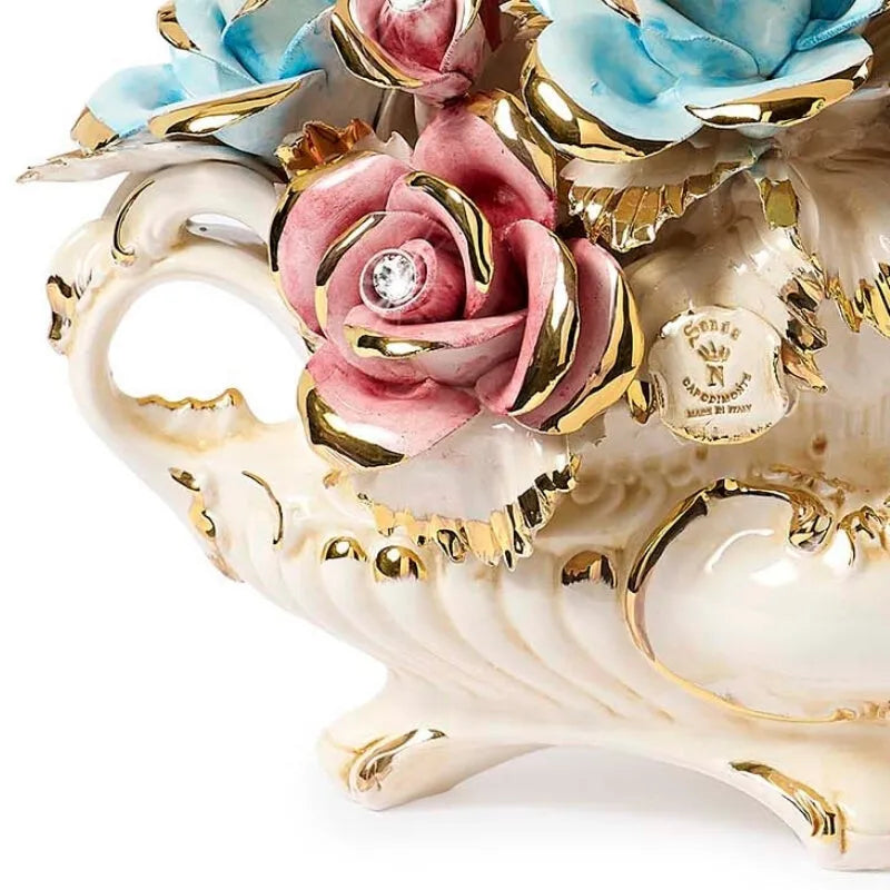 hanse à volute de centre de table style rococo