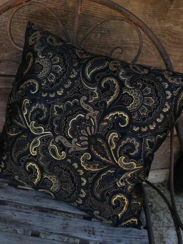 Housse de coussin baroque or