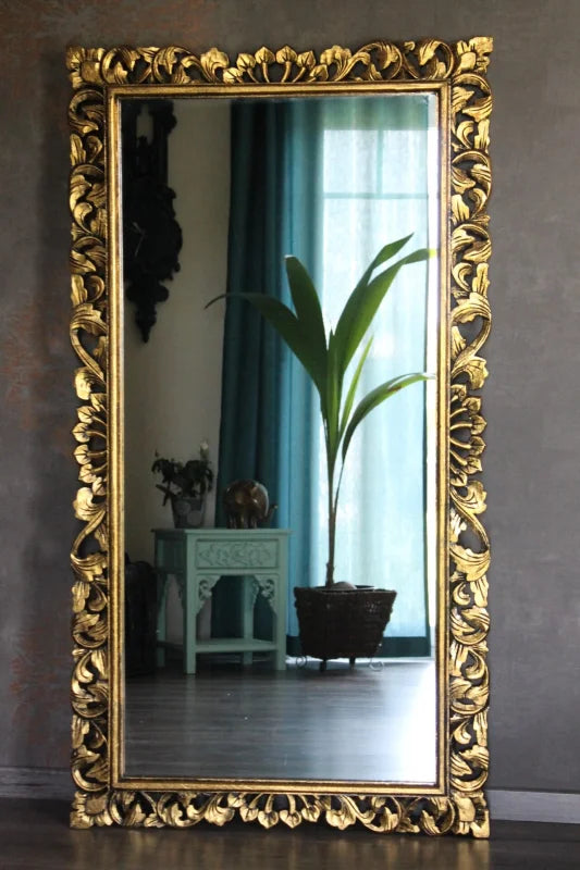 Miroir mural baroque/rococo 170x90cm