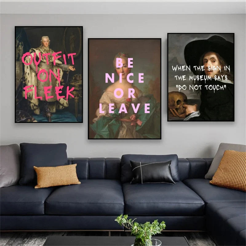 Tableau Baroque ’Be Nice’