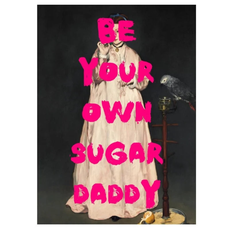 Tableau Baroque ’Sugar Daddy’ - 20x30cm